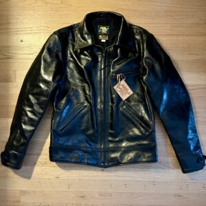 Rainbow Country HERCULES Sports Jacket in Black Teacore Shinki Hikaku Horsehide [2025 Pre-Order]