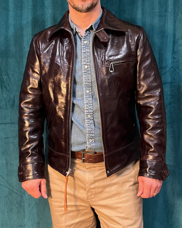 Rainbow Country HERCULES Sports Jacket in Seal Brown Shinki Hikaku Horsehide [2026 Pre-Order] - Image 9