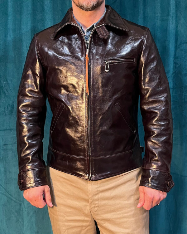 Rainbow Country HERCULES Sports Jacket in Seal Brown Shinki Hikaku Horsehide [2026 Pre-Order] - Image 11