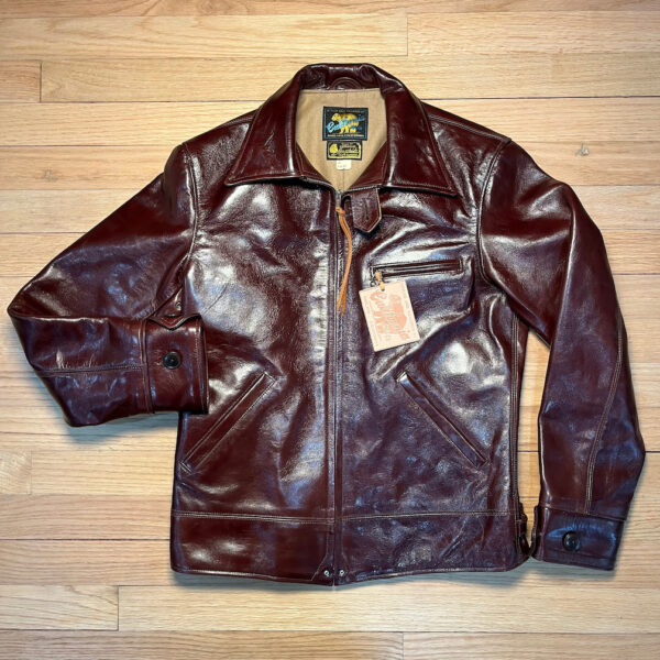 Rainbow Country HERCULES Sports Jacket in Tobacco Brown Shinki Hikaku Horsehide [2026 Pre-Order]