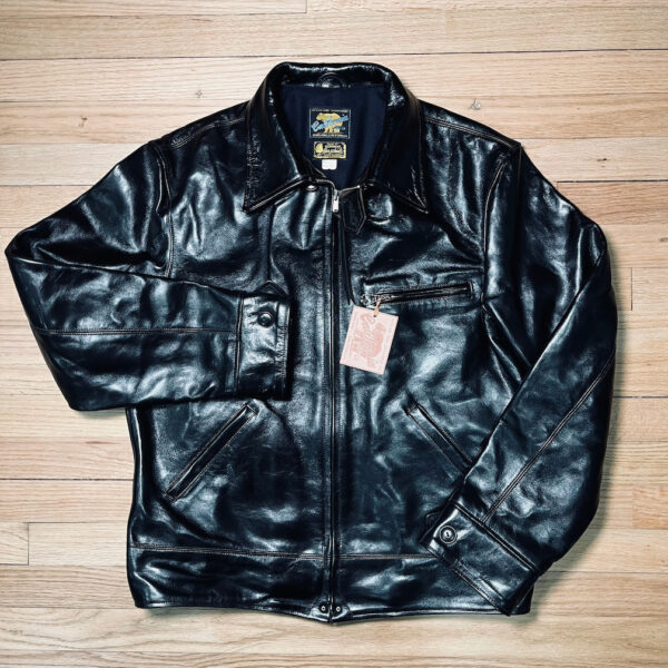 Rainbow Country HERCULES Sports Jacket in Black Teacore Shinki Hikaku Horsehide [2026 Pre-Order]