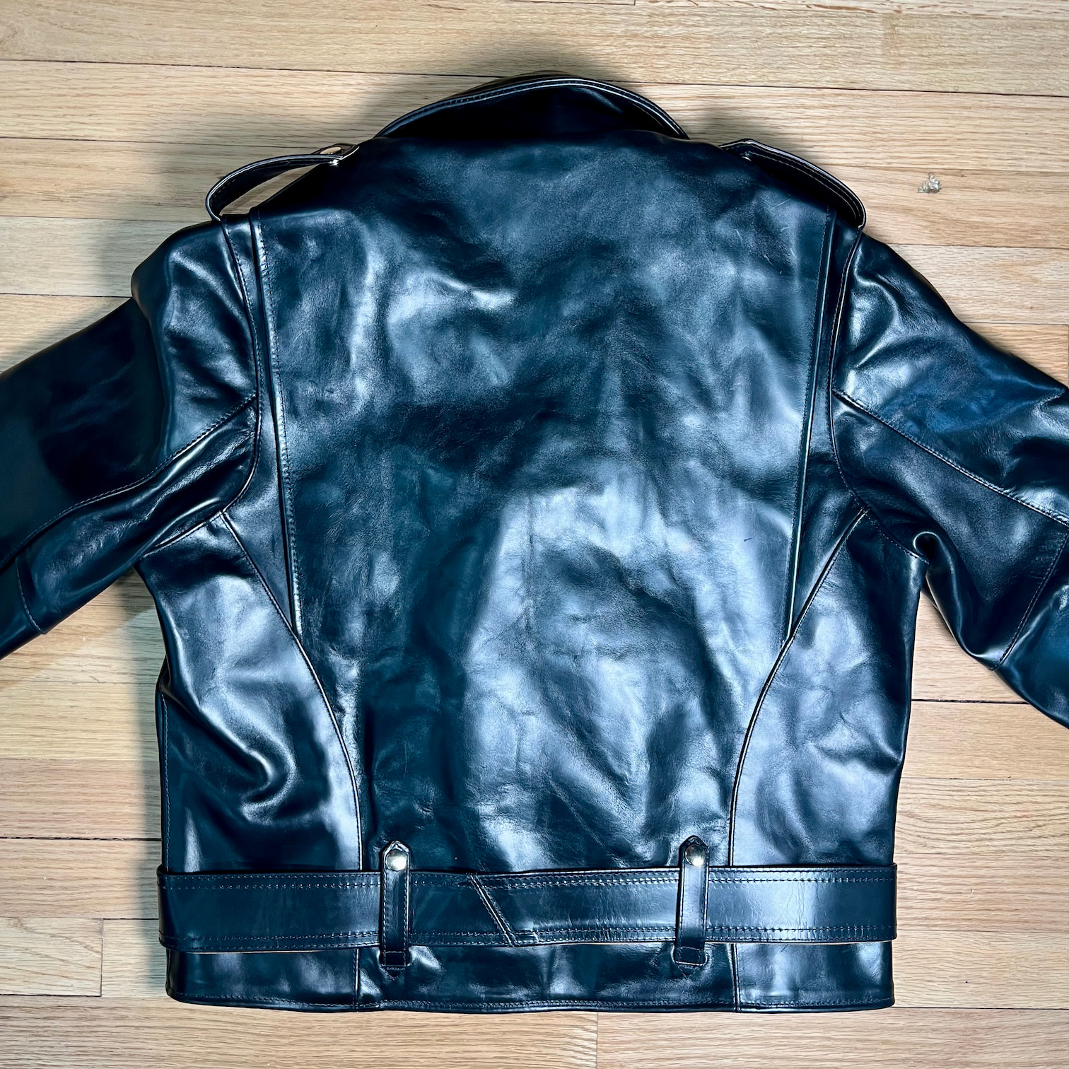 DudsByDel x Vanson C2 in Black Chromexcel Horsehide, size 42 (fits