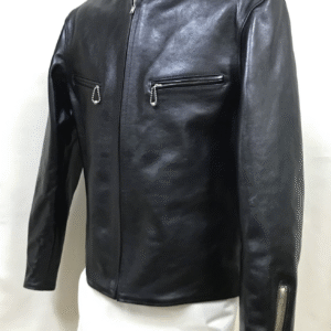 Rainbow Country SPEEDSTER Racer Jacket in Black Teacore Shinki Hikaku Horsehide [2025 Pre-Order]