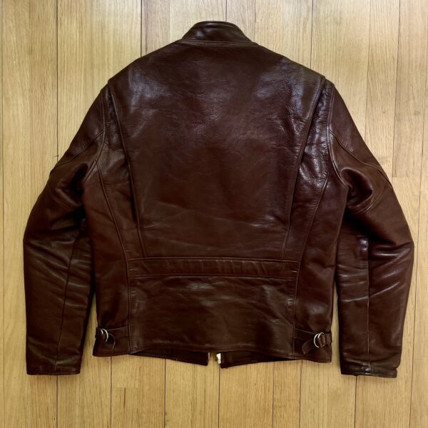 Rainbow Country SPEEDSTER Racer Jacket in Seal Brown Shinki Hikaku Horsehide [2025 Pre-Order] - Image 4
