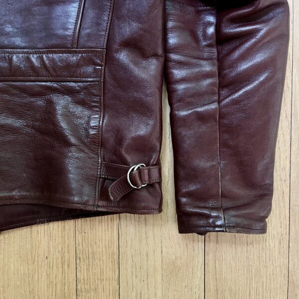 Rainbow Country SPEEDSTER Racer Jacket in Seal Brown Shinki Hikaku Horsehide [2025 Pre-Order] - Image 3