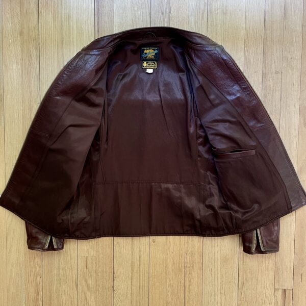 Rainbow Country SPEEDSTER Racer Jacket in Seal Brown Shinki Hikaku Horsehide [2025 Pre-Order] - Image 6