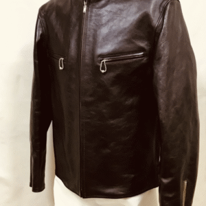 Rainbow Country SPEEDSTER Racer Jacket in Seal Brown Shinki Hikaku Horsehide [2025 Pre-Order]