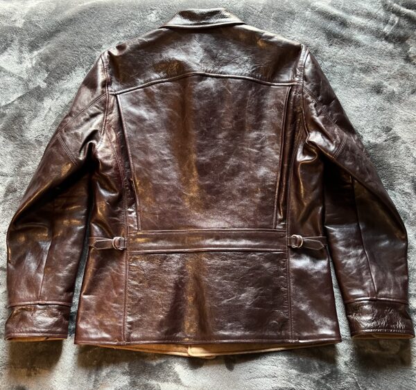 Rainbow Country SPIDER Car Coat in Seal Brown Shinki Hikaku Horsehide [2025 Pre-Order] - Image 2
