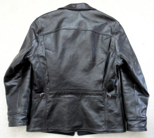 Rainbow Country SPIDER Car Coat in Black Teacore Shinki Hikaku Horsehide [2025 Pre-Order] - Image 3