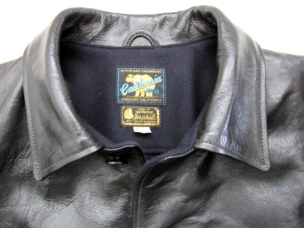 Rainbow Country SPIDER Car Coat in Black Teacore Shinki Hikaku Horsehide [2025 Pre-Order] - Image 2