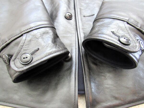 Rainbow Country SPIDER Car Coat in Black Teacore Shinki Hikaku Horsehide [2025 Pre-Order] - Image 6