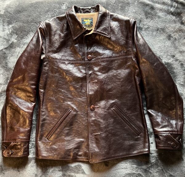 Rainbow Country SPIDER Car Coat in Seal Brown Shinki Hikaku Horsehide [2025 Pre-Order]
