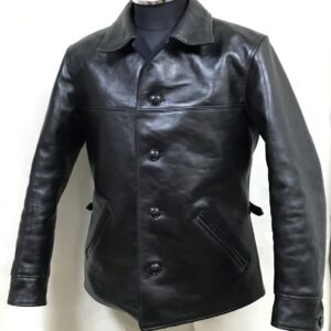 Rainbow Country SPIDER Car Coat in Black Teacore Shinki Hikaku Horsehide [2025 Pre-Order]