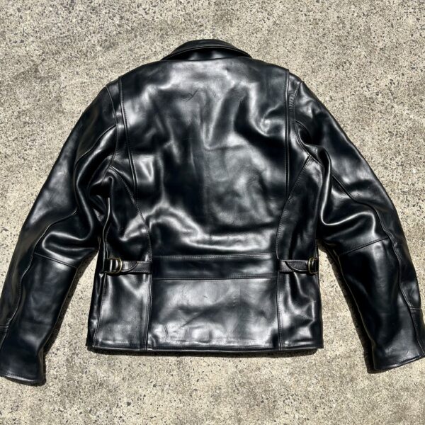 DudsByDel x Vanson REGENT Sports Jacket in Black Chromexcel Horsehide [2025 Pre-Order] - Image 3