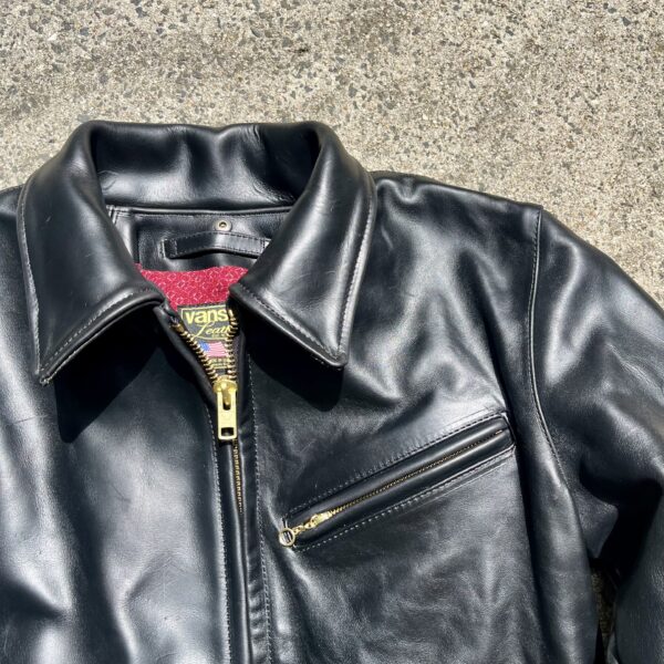 DudsByDel x Vanson REGENT Sports Jacket in Black Chromexcel Horsehide [2025 Pre-Order] - Image 2