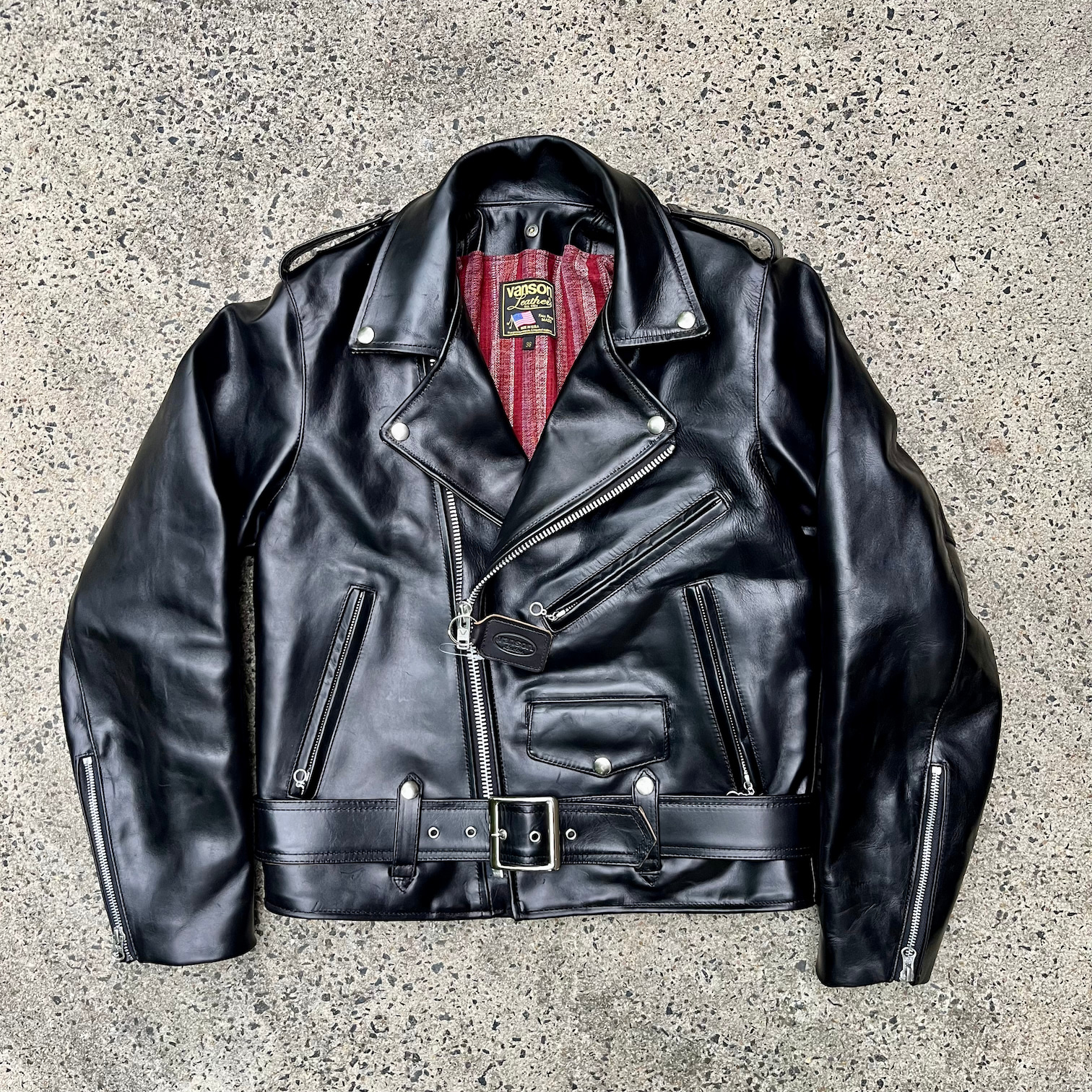 DudsByDel x Vanson C2 in Black Chromexcel Horsehide, size 42 (fits