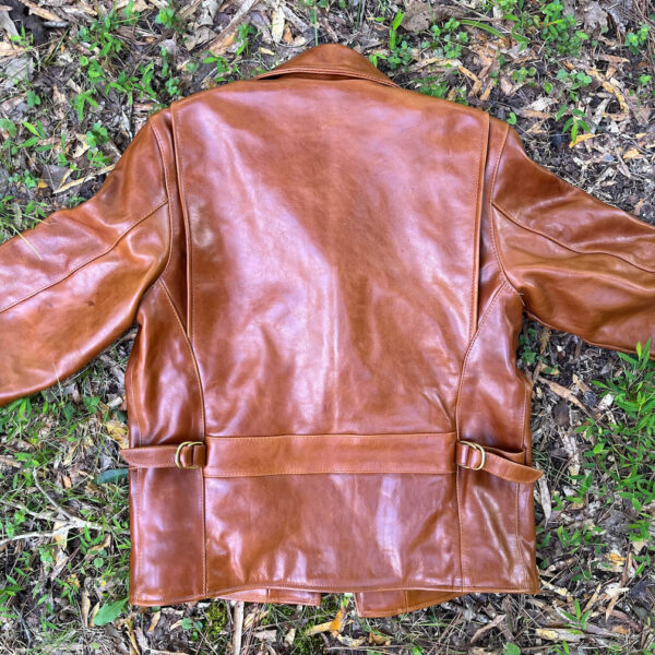 DudsByDel x Vanson REGENT Sports Jacket in Cognac Badalassi Steerhide [2026 Pre-Order] - Image 4