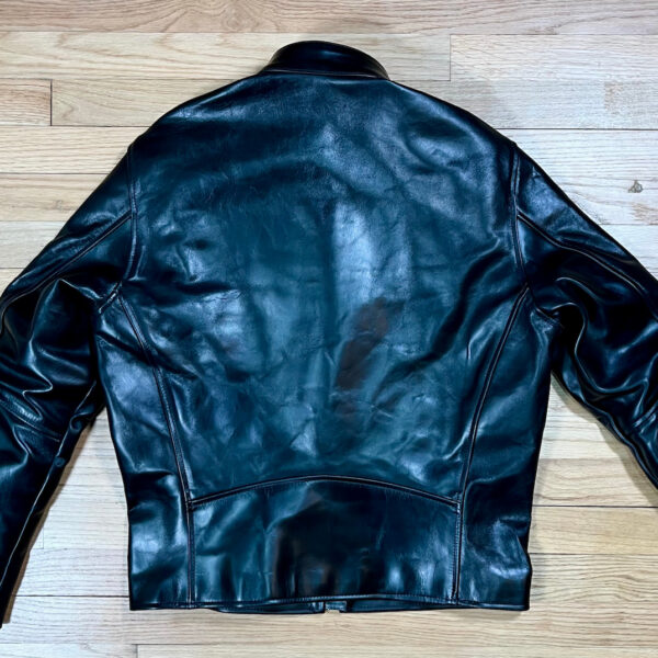 DudsByDel x Vanson COMET Cafe Racer Jacket in Black Chromexcel Horsehide [2026 Pre-order] - Image 4