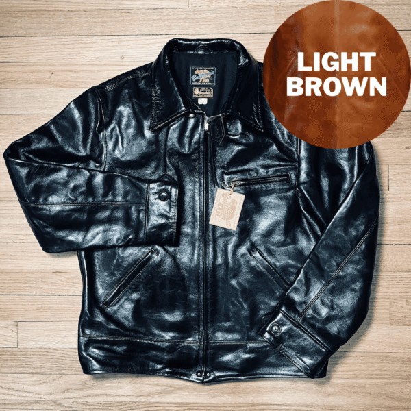 Rainbow Country HERCULES Sports Jacket in Light Brown Shinki Hikaku Horsehide [2026 Pre-Order]