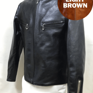 Rainbow Country SPEEDSTER Racer Jacket in Light Brown Shinki Hikaku Horsehide [2026 Pre-Order]