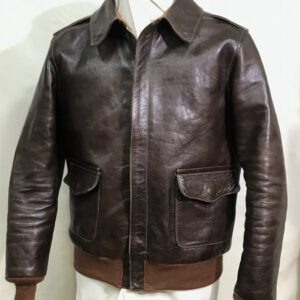 Rainbow Country A2 FLIGHT Jacket in Tobacco Brown Shinki Hikaku Horsehide [2026 Pre-Order]