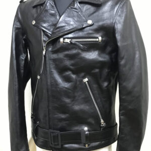 Rainbow Country ALL STATE Biker Jacket in Black Teacore Shinki Hikaku Horsehide [2026 Pre-Order]