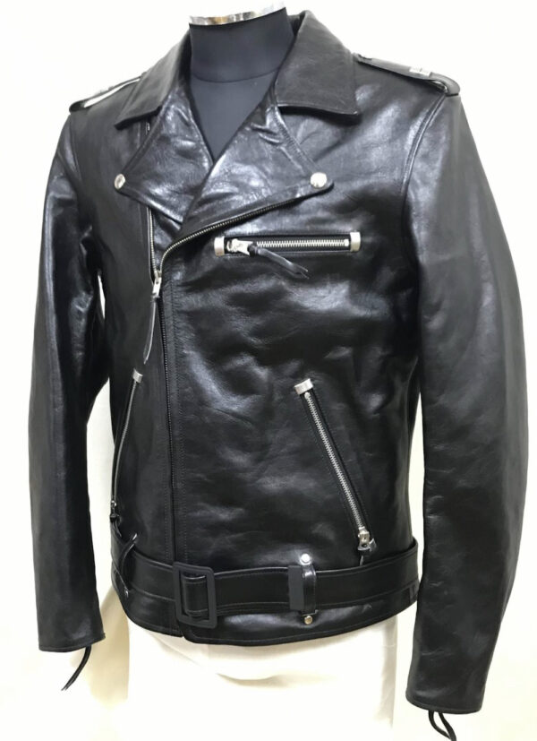Rainbow Country ALL STATE Biker Jacket in Black Teacore Shinki Hikaku Horsehide [2026 Pre-Order]