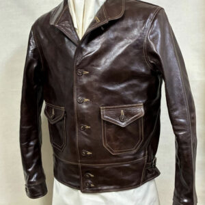 Rainbow Country GRANTCHESTER Sports Jacket in Tobacco Brown Shinki Hikaku Horsehide [2026 Pre-Order]