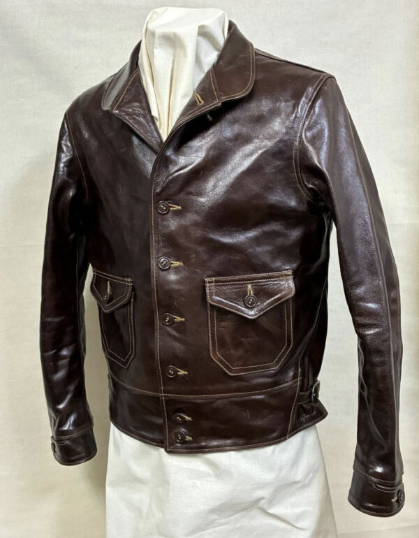 Rainbow Country GRANTCHESTER Sports Jacket in Tobacco Brown Shinki Hikaku Horsehide [2026 Pre-Order]