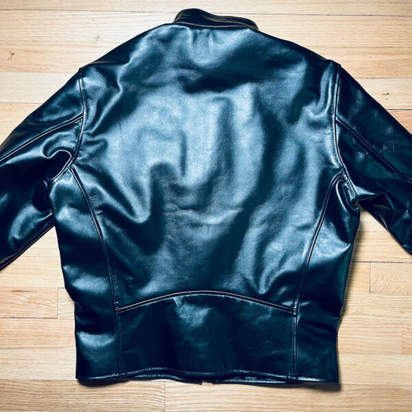 DudsByDel x Vanson COMET Cafe Racer Jacket in Black Z150 Cowhide, size 40 - Image 4
