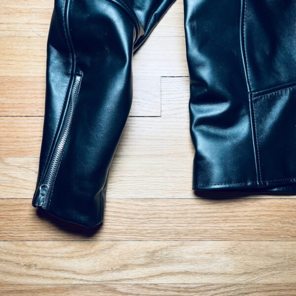 DudsByDel x Vanson COMET Cafe Racer Jacket in Black Z150 Cowhide, size 40 - Image 5