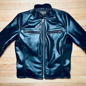 DudsByDel x Vanson COMET Cafe Racer Jacket in Black Z150 Cowhide [2026 Pre-order]
