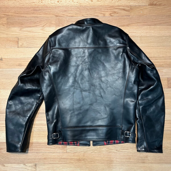 Cherubim Cafe Racer Jacket in Black Chromexcel Horsehide [2026 Pre-order] - Image 8
