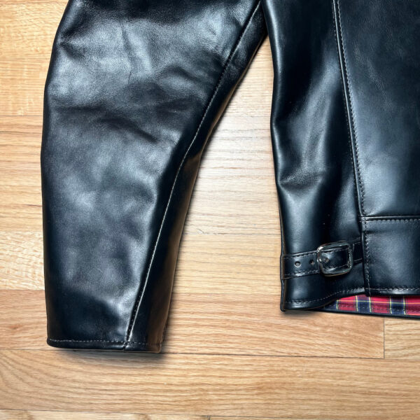 Cherubim Cafe Racer Jacket in Black Chromexcel Horsehide [2026 Pre-order] - Image 7