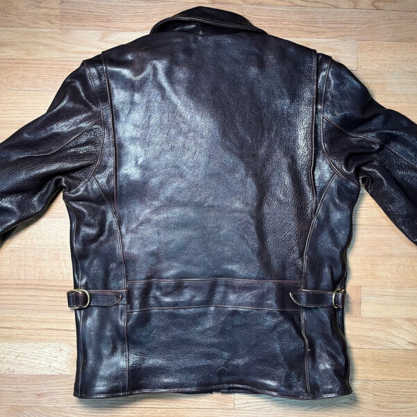 DudsByDel x Vanson REGENT Sports Jacket in Dark Brown Aspen Horsehide [2026 Pre-Order] - Image 5