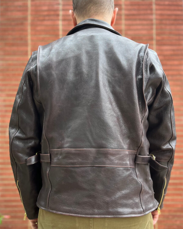 DudsByDel x Vanson REGENT Sports Jacket in Dark Brown Aspen Horsehide [2026 Pre-Order] - Image 8