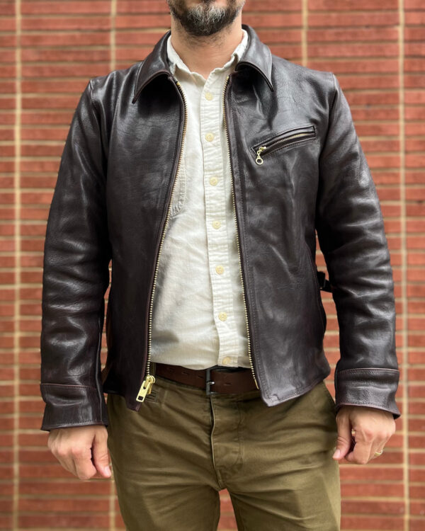 DudsByDel x Vanson REGENT Sports Jacket in Dark Brown Aspen Horsehide [2026 Pre-Order] - Image 7