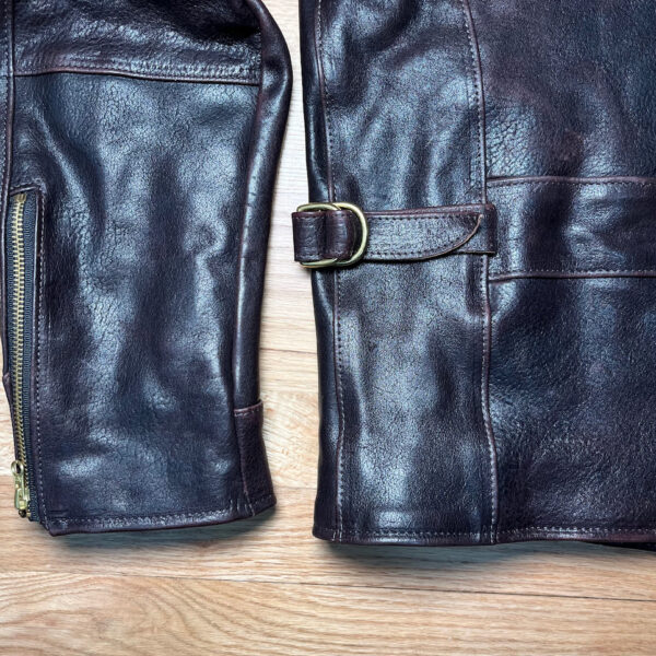 DudsByDel x Vanson REGENT Sports Jacket in Dark Brown Aspen Horsehide [2026 Pre-Order] - Image 6