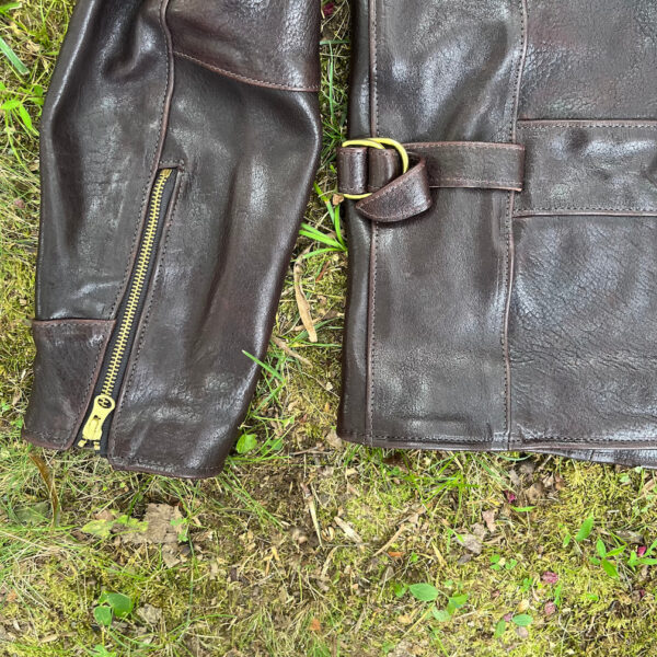 DudsByDel x Vanson REGENT Sports Jacket in Dark Brown Aspen Horsehide [2026 Pre-Order] - Image 4